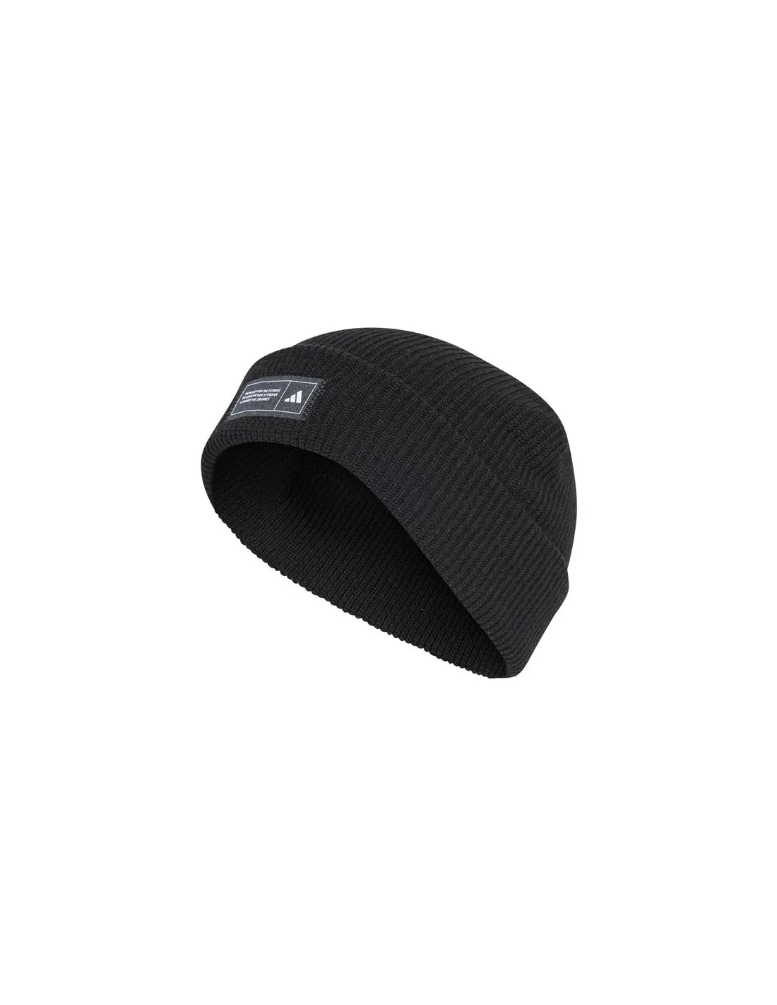Bonnet adidas Bonnet à revers Essentials Noir/Blanc