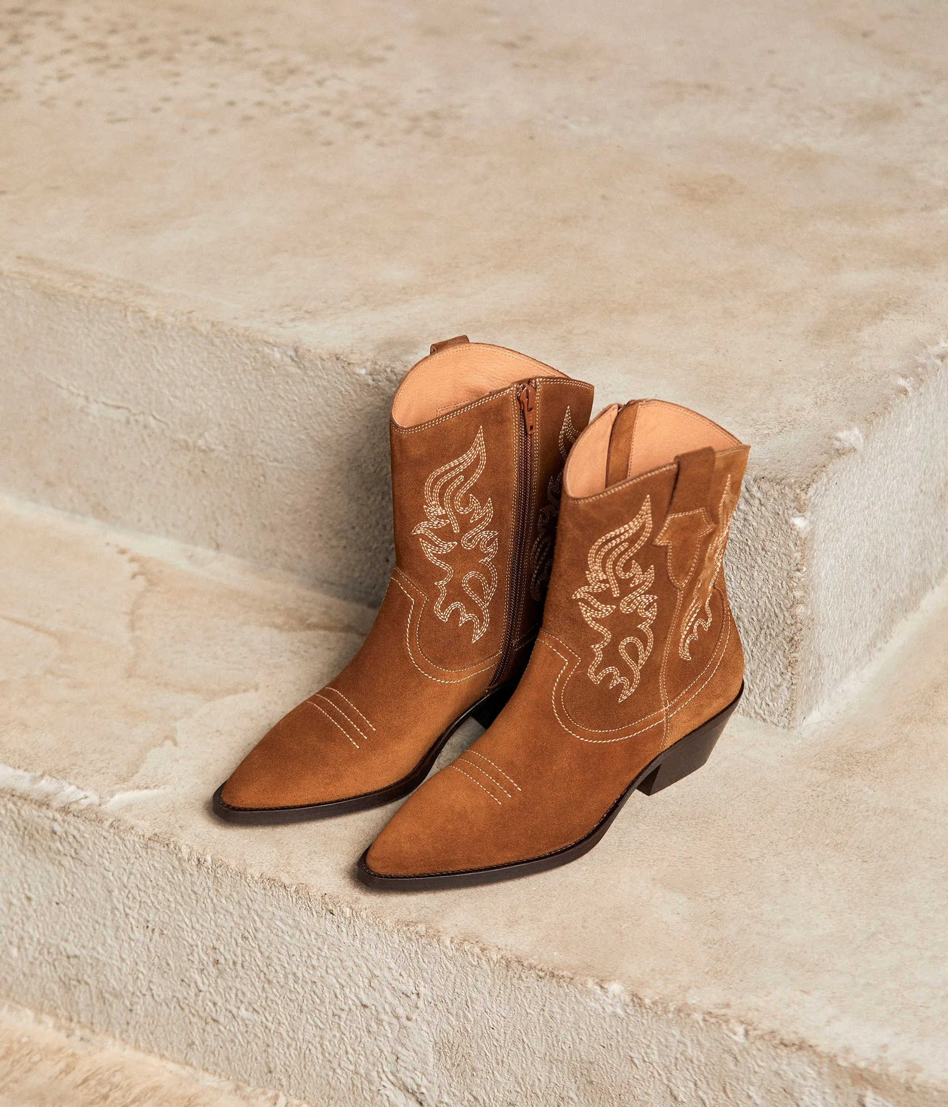 Boots Western velours Rio