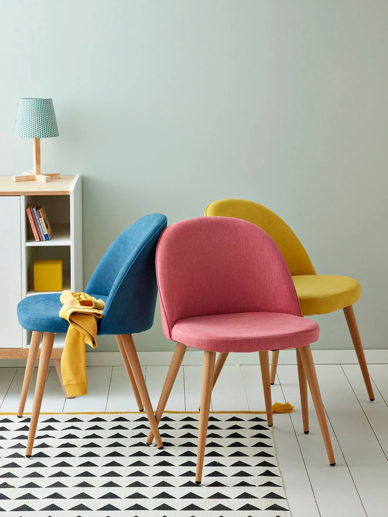 Chaise de bureau enfant Bubble bleu - Vertbaudet