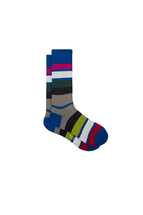 Chaussettes Atanas Stripe Bleu