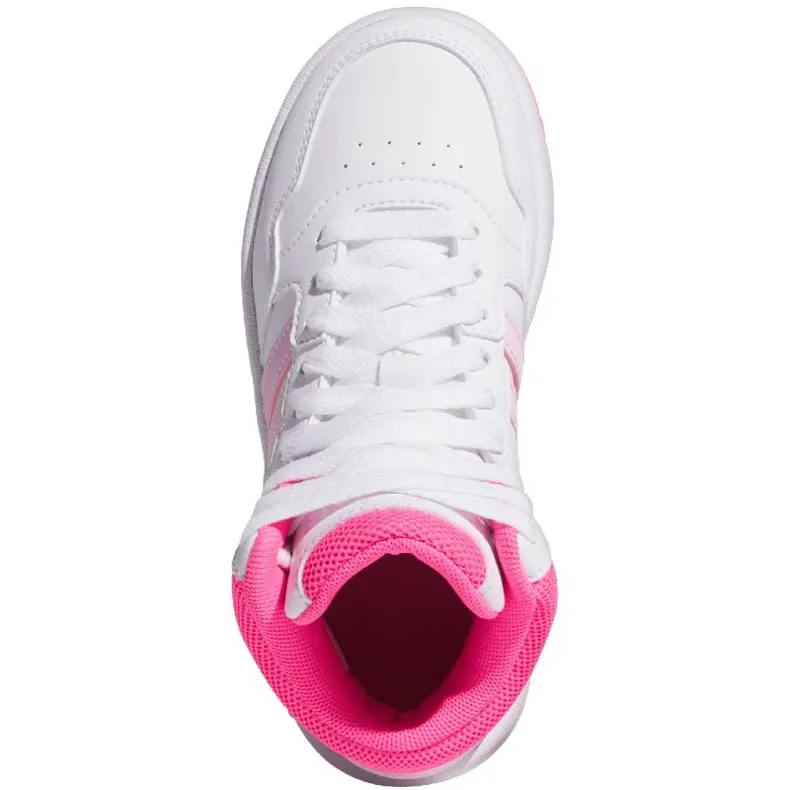 Chaussures Adidas Hoops Mid Jr IF2722 blanche