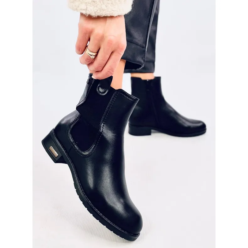 Chelsea boots femme Robin Noir le noir