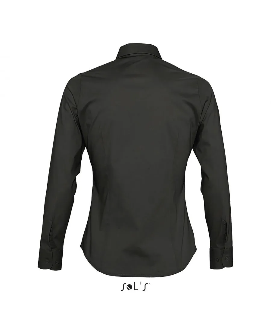 CHEMISE FEMME STRETCH MANCHES LONGUES EDEN