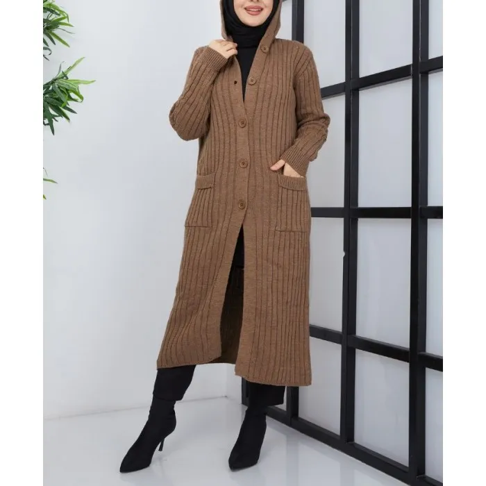 Gilet long Sofia - Gilet long grosse maille - Cardigan long maille