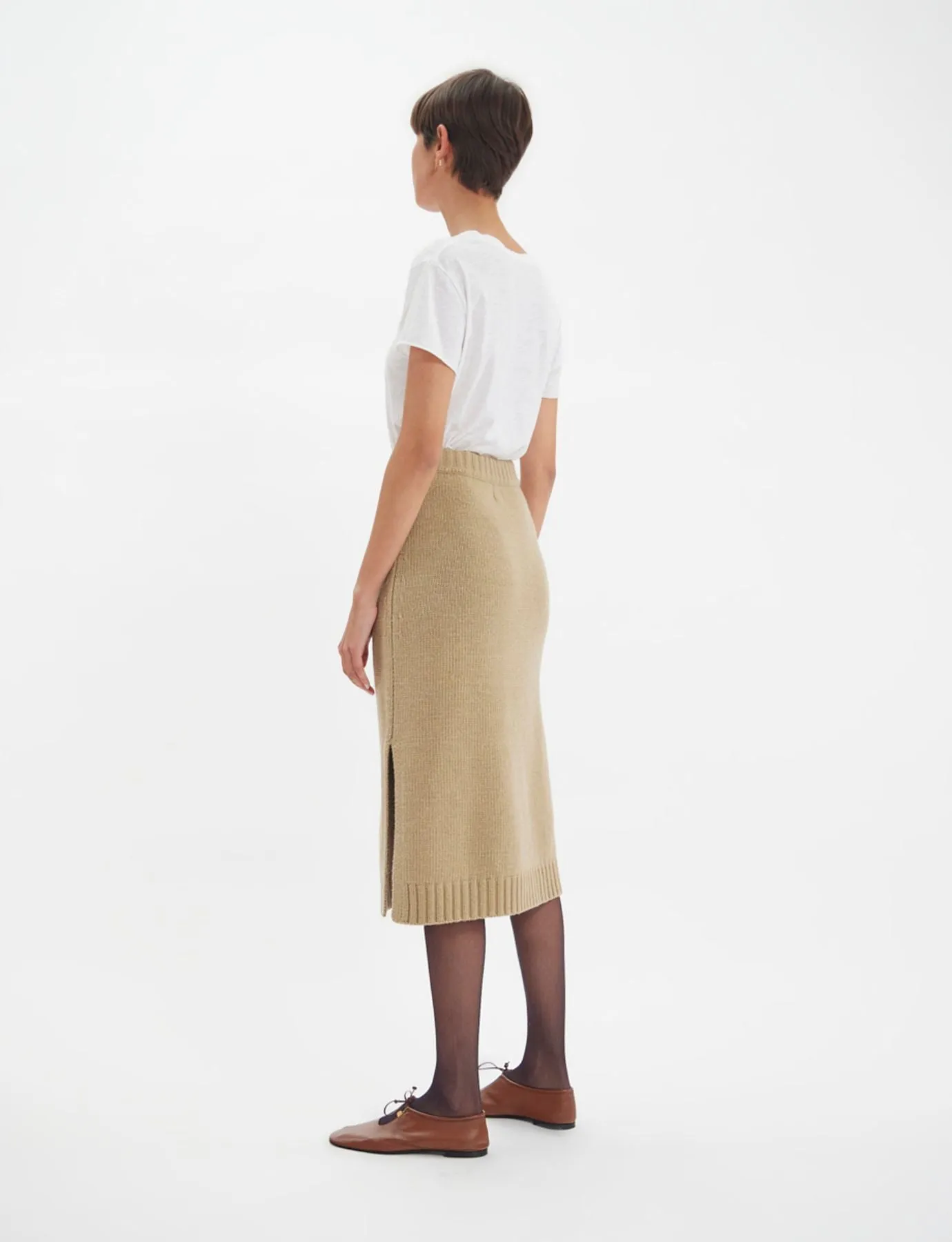Jupe Damia cachemire RWS Camel