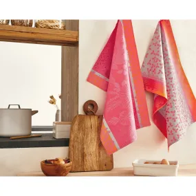 LOT 2 TORCHONS ASSORTIS JARDIN ETE FEUILLAGE | 3 Suisses