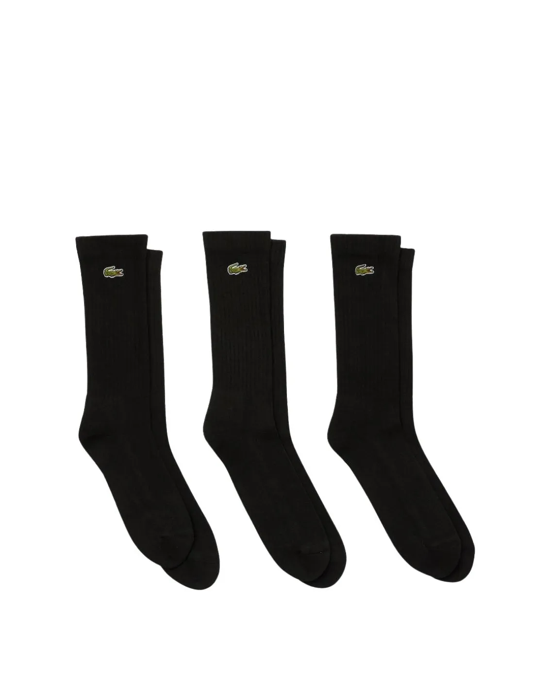 Lot de 3 paires de chaussettes Lacoste Ref 55219 Noir