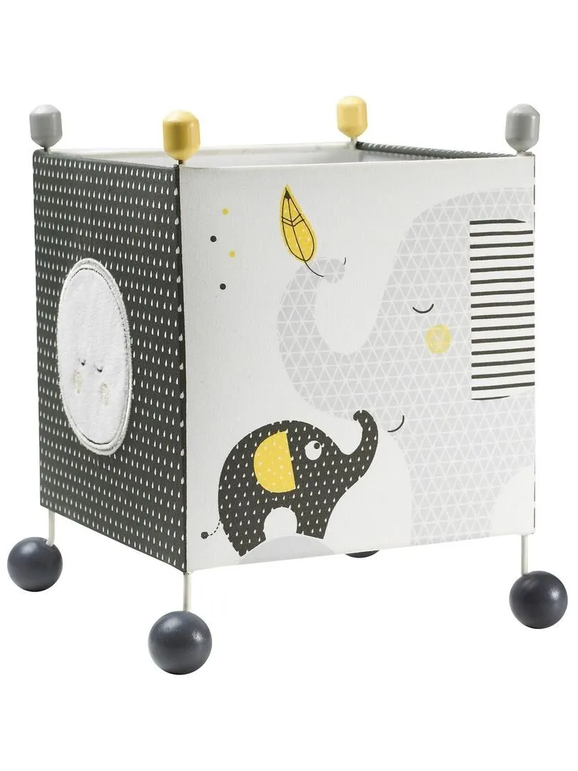 Luminaire enfant à poser en coton gris - SAUTHON - Gris
