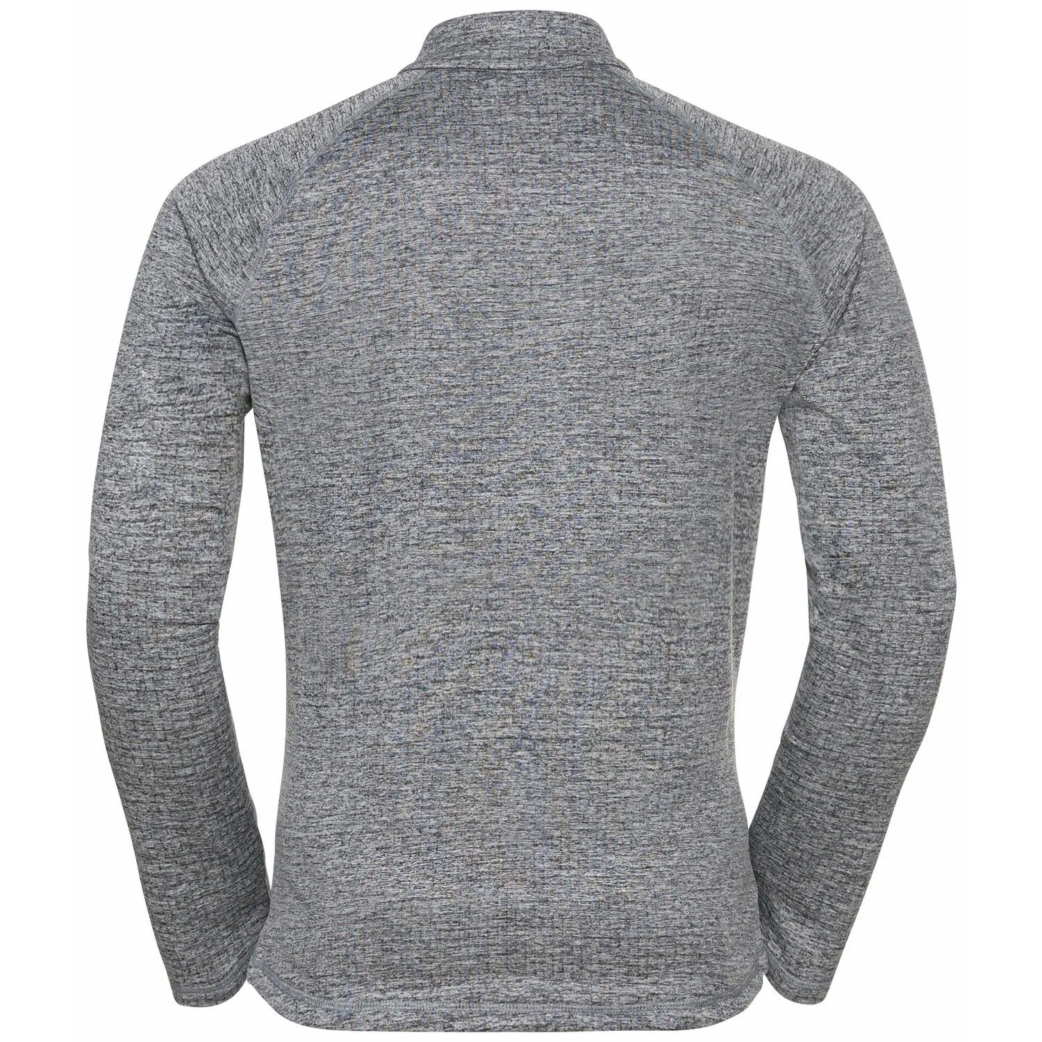 Manches Longues Odlo Men Mid Layer Full Zip Tencia Grey Melange