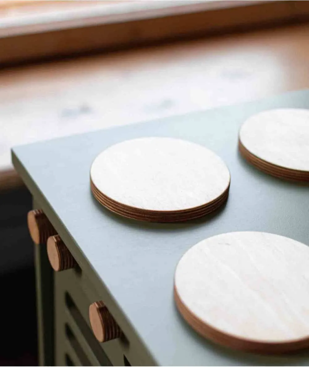 Midmini : Cuisine de jeu en bois "Zoé" fabriquée main - 100% Ecoresponsable - Mer(e)veilleuse