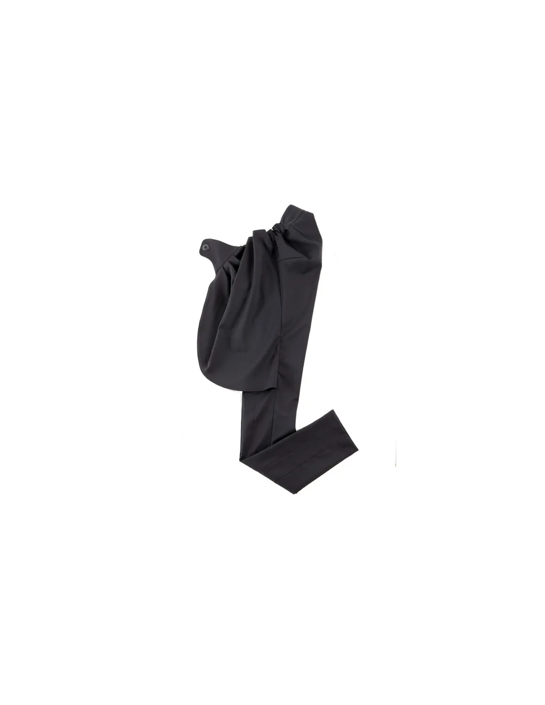 Pantalon femme, coupe portefeuille gris