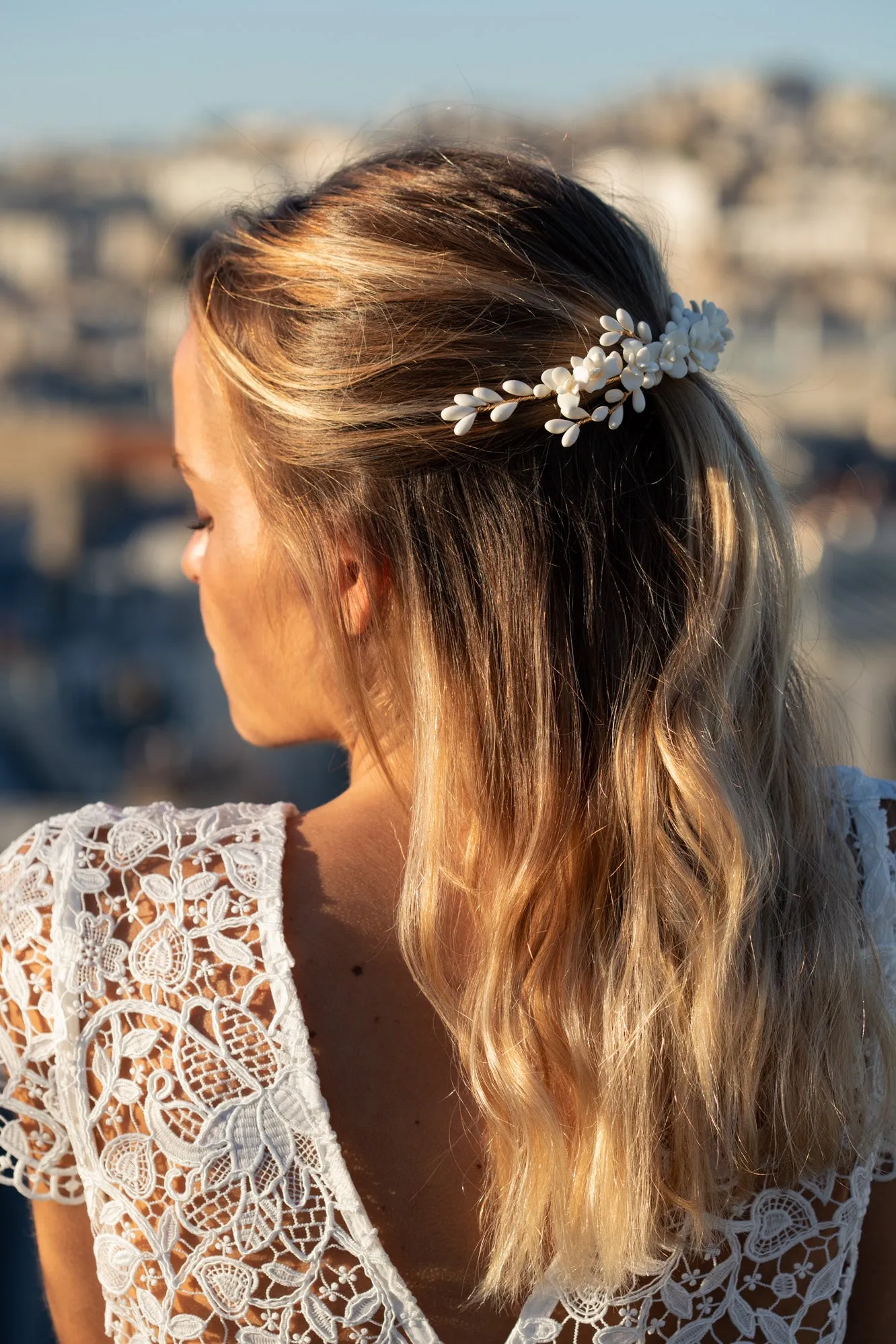 Peigne Fleurs d'Oranger
