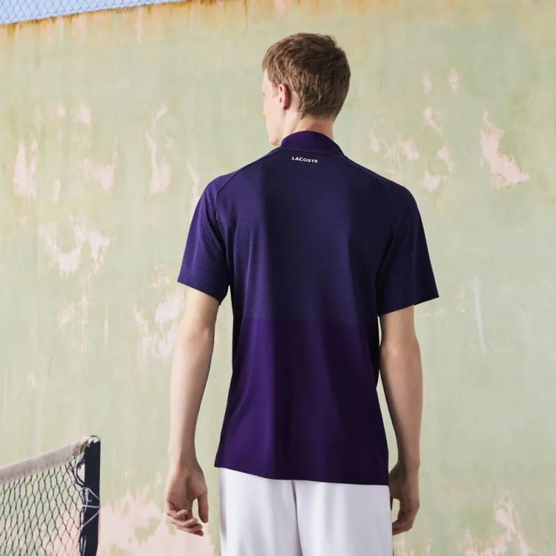 Polo LACOSTE technique homme Tennis SPORT slim fit VIOLET