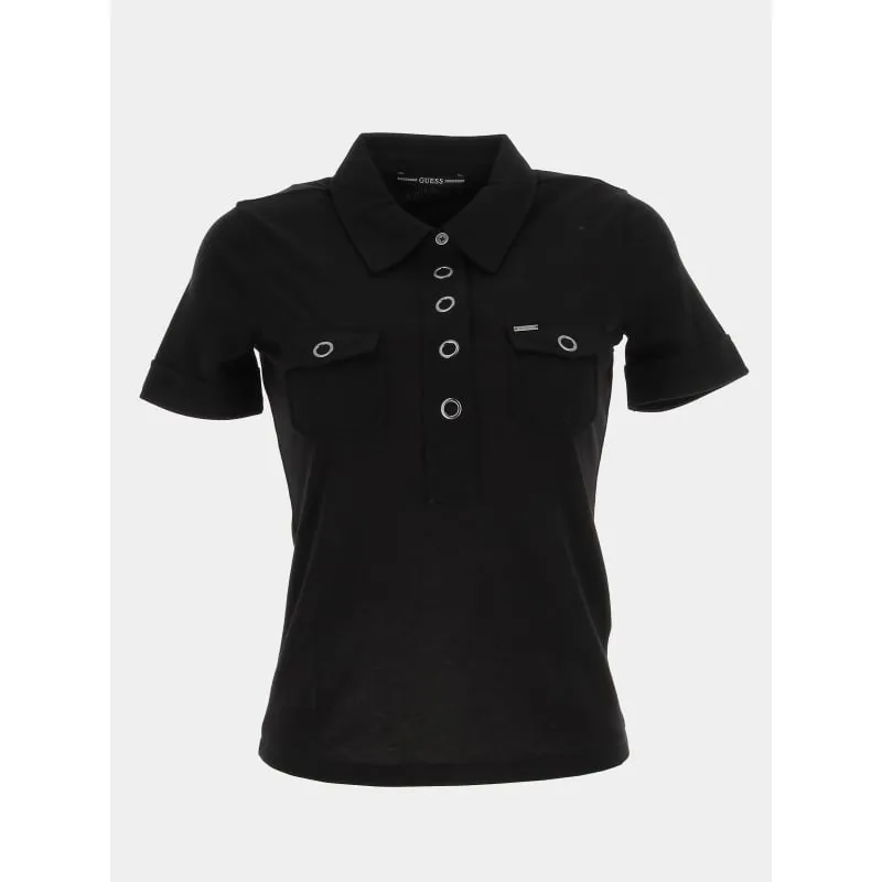 Polo marinière bleu marine femme - Tommy Hilfiger | wimod
