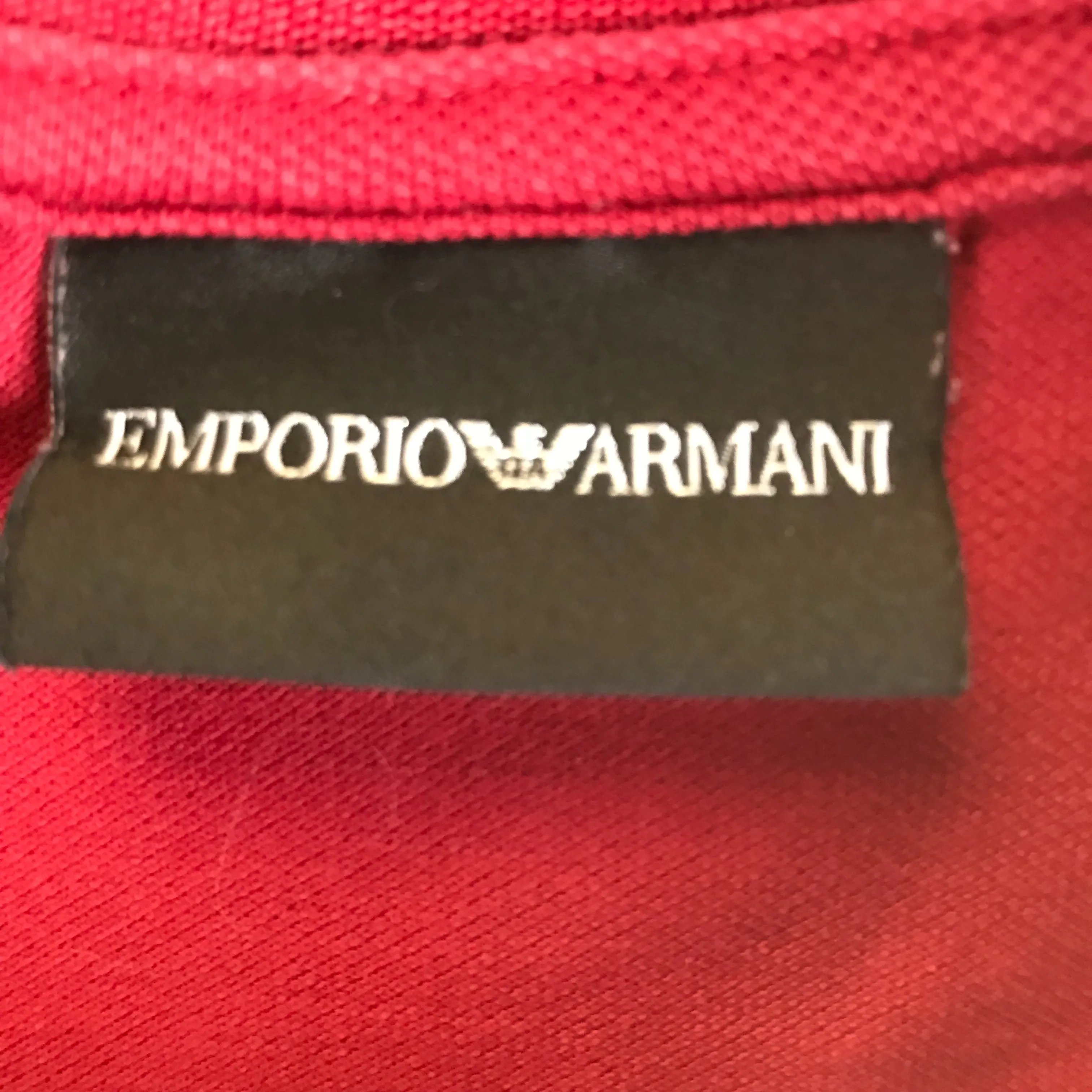 Polo rouge - Emporio Armani - XXL