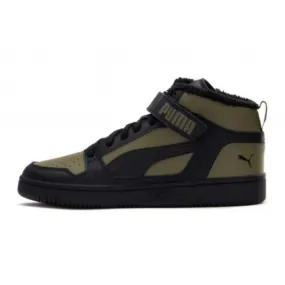 Puma Rebound Mid Strap Wtr Chaussures 38637602 le noir