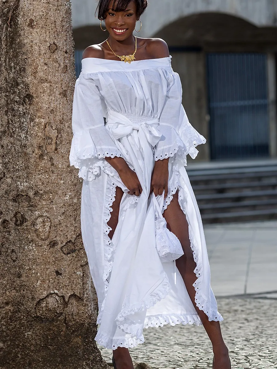 Robe Broderie Amazone