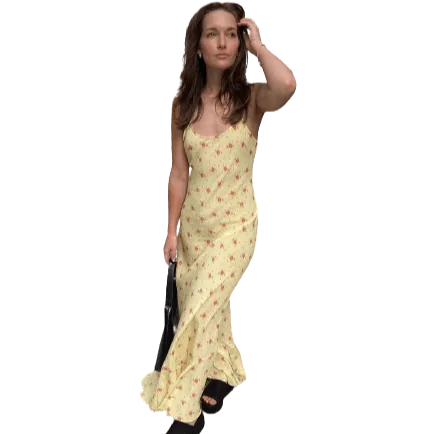 Robe d'été Fleurie Longue