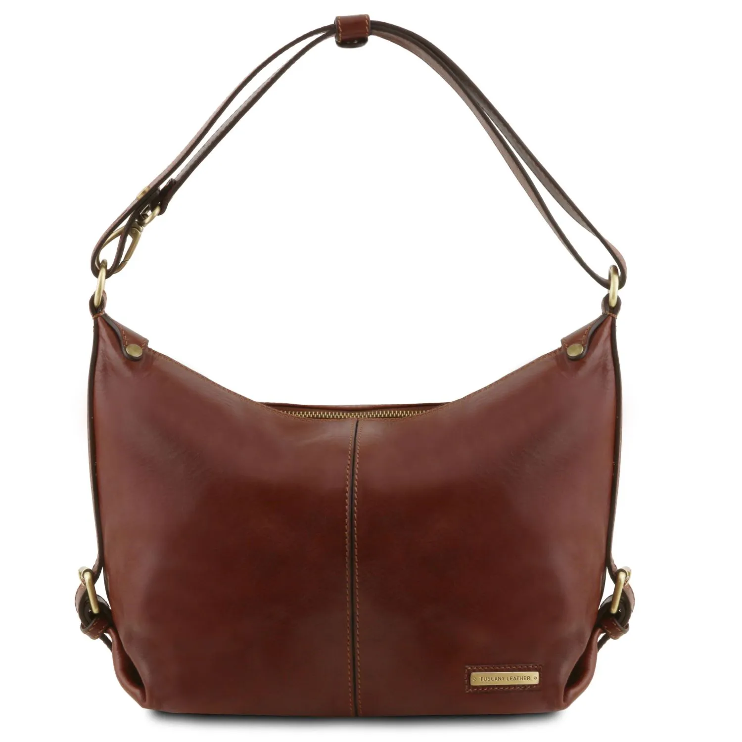 Sabrina - Sac Boule en Cuir Marron TL141479