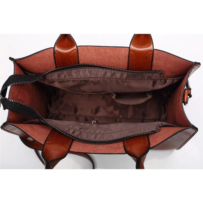 Sac a Main Cuir Marron - Clara