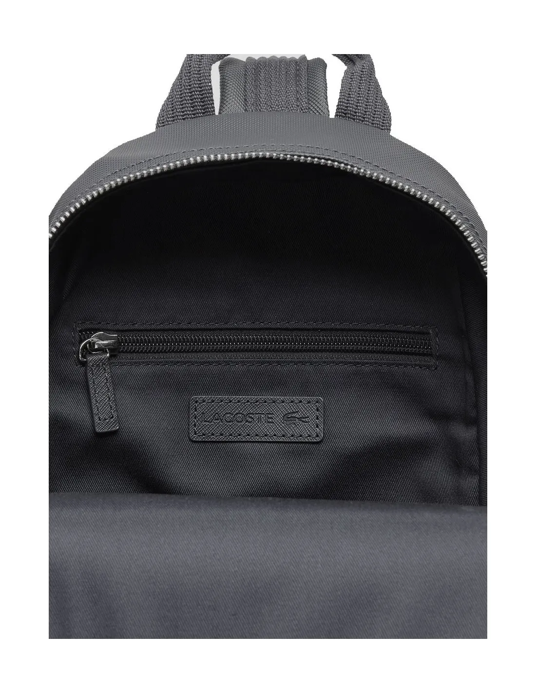 Sacoche croisé Lacoste ref 50372 000 Noir 18*32*11 cm