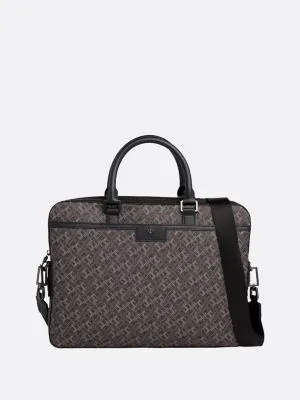 Sacoche TH Monogram pour ordinateur portable | Noir | Tommy Hilfiger