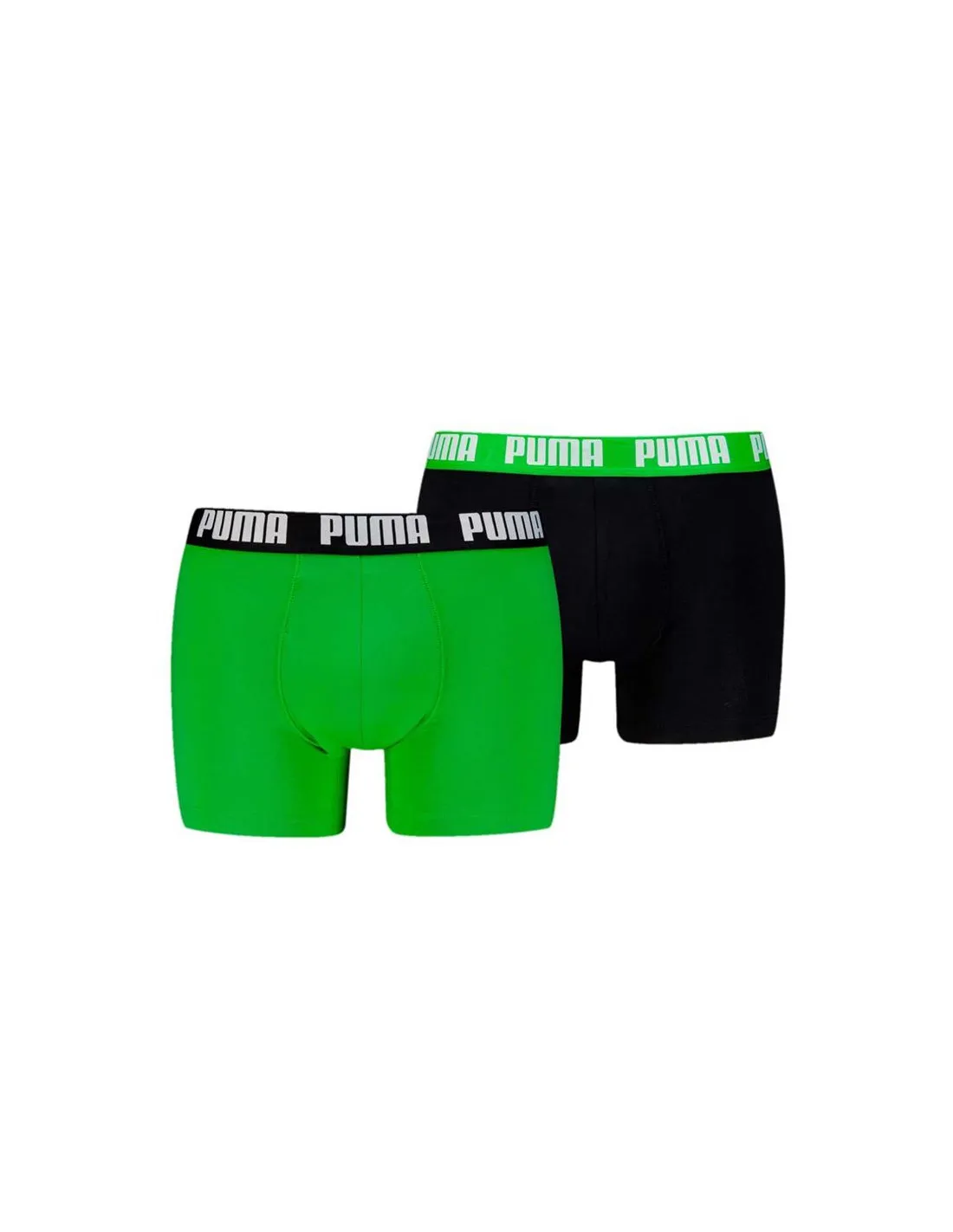 Slip de Puma Everyday Basic 2P Homme Vert/Noir