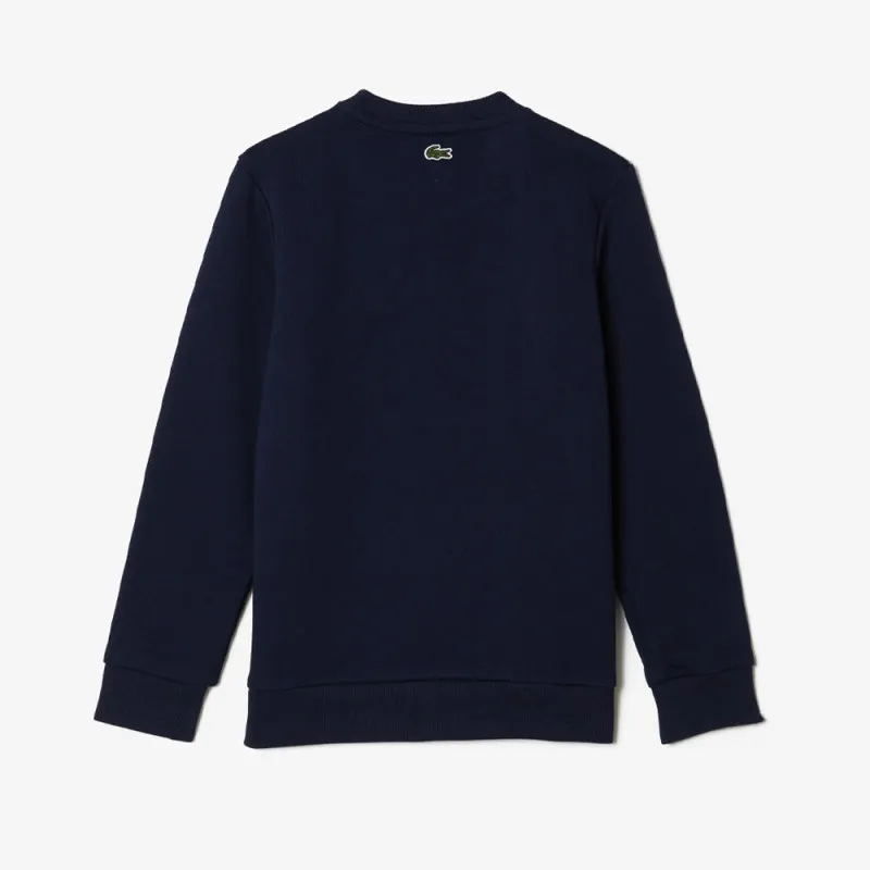 Sweatshirt Lacoste enfant color-block avec marquage contrasté