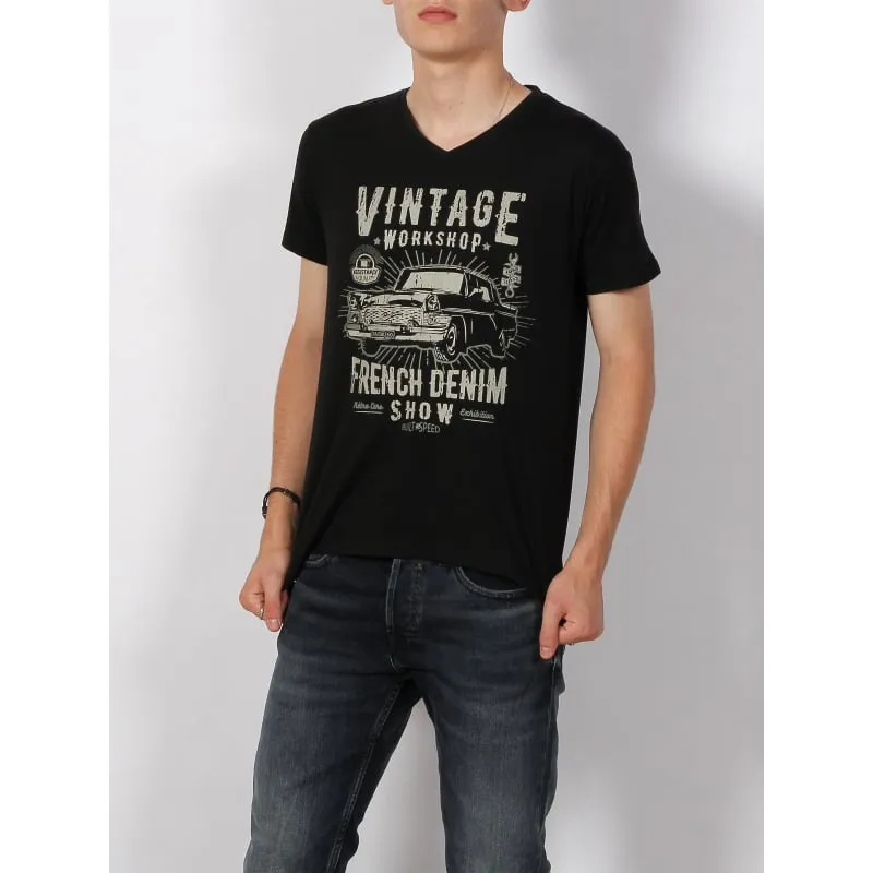 T-shirt logo brodé dos imprimé vieux rose homme - Lacoste | wimod