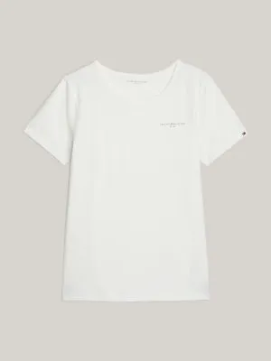 T-shirt Signature 1985 Collection Adaptive | Blanc | Tommy Hilfiger