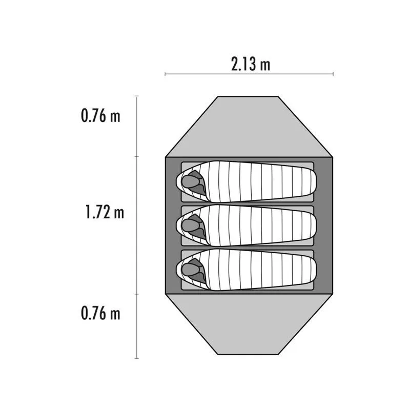 Tente Randonnée MSR Elixir 3 Tent V2