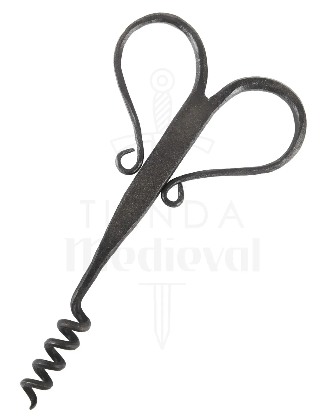 Tire-bouchon médiéval forgé à la main (16 cm.) ⚔️ Tienda-Medieval - ⚔️ Boutique-Epees