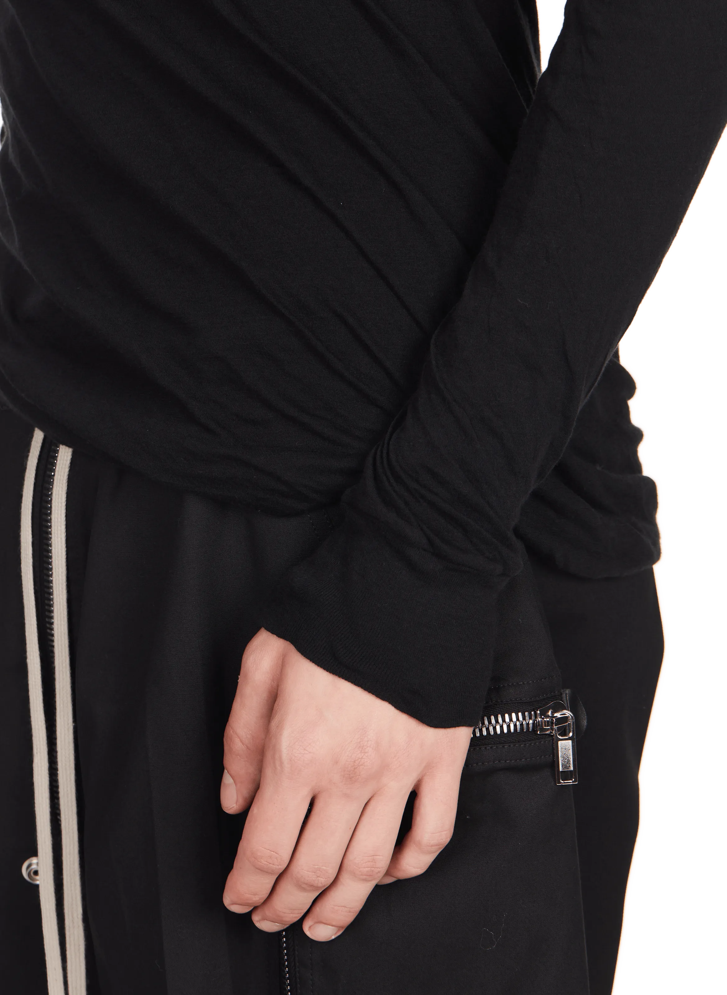 TOP MANCHES LONGUES EN COTON - RICK OWENS pour HOMME | Printemps