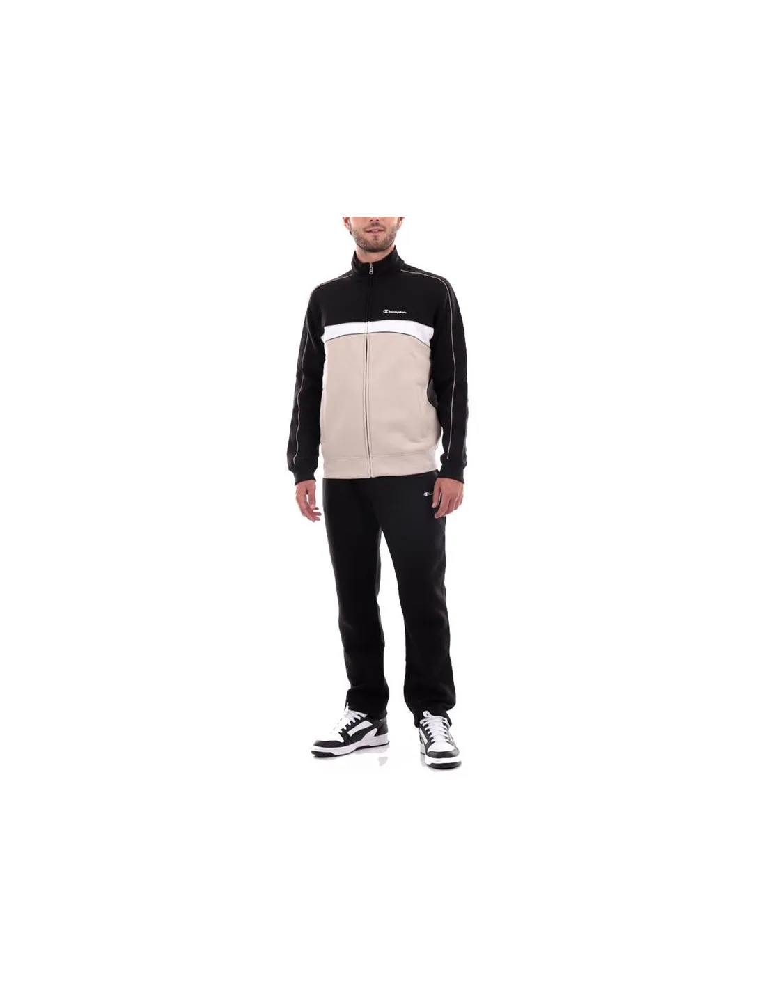 Tracksuit Champion Full Zip Legacy Noir Hommes